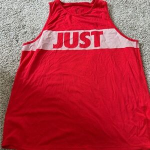 Nike Red Dri-FIT Tank Top